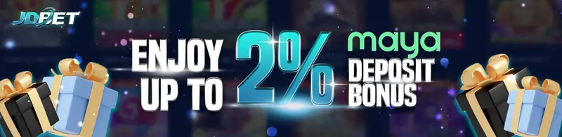 enjoy 2%  maya deposit bonus 