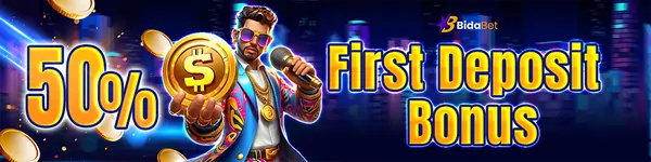 first deposit get 50% bonus at bidabet com!